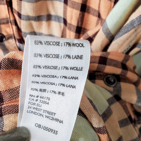 Free People Peach Tree Plaid Shirt - Picture 7 of 13